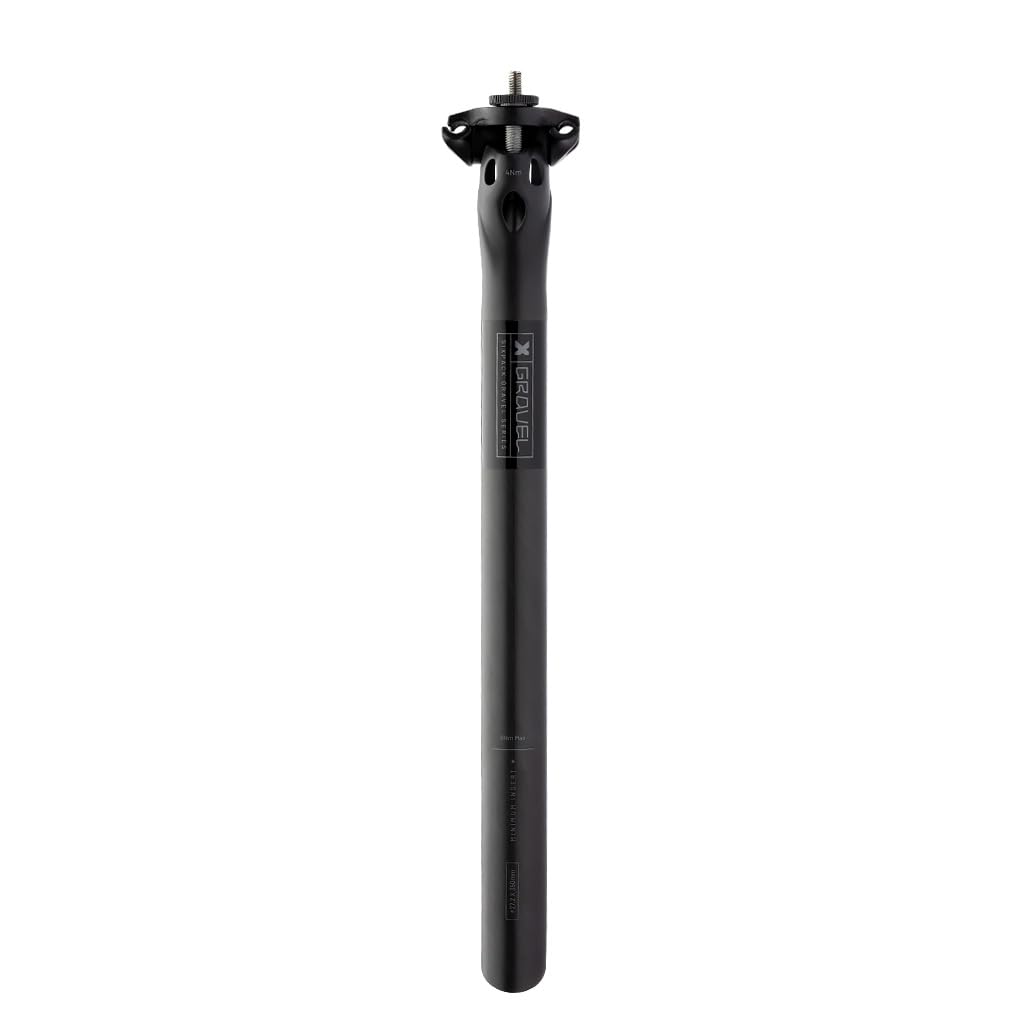 Sixpack Carbon Gravel Fahrrad Sattelstütze 27.2 mm schwarz: Größe: 300 mm