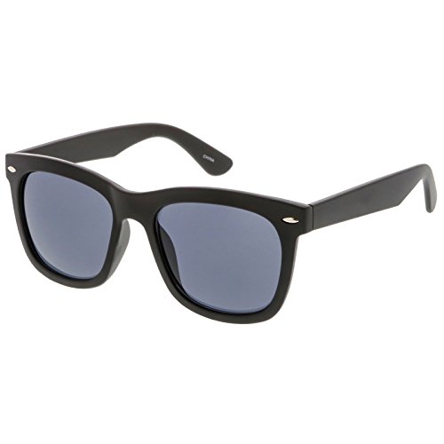 zeroUV Classic Metal Rivet Thick Arms Square Lens Horn Rimmed Sunglasses 55mm2