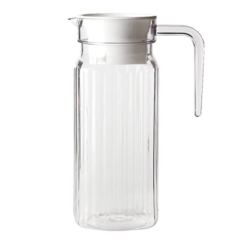 Jarra grande de té elegante de 800ml estilo caldera rayada para agua y mesa exclusiva 2