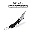 Keychain Knife - Surgical Stainless Steel Half-Serrated 1 7/8