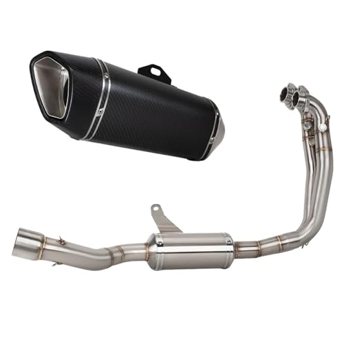 Échappement moto RS660 tube liaison avant et silencieux carbone pour les sorties week-end