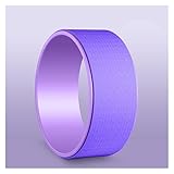 QIAOQIAO Bingesss Yoga-Räder passen for Rückenschmerzen Tiefgewebemassage Komfortables und langlebiges Back-Roller-Yoga-Balance-Accessoire zum Dehnen (Color : Purple)
