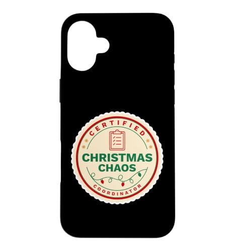 Certified Christmas Chaos Coordinator Funny Christmas �X�}�z�P�[�X iPhone 16 Plus �p