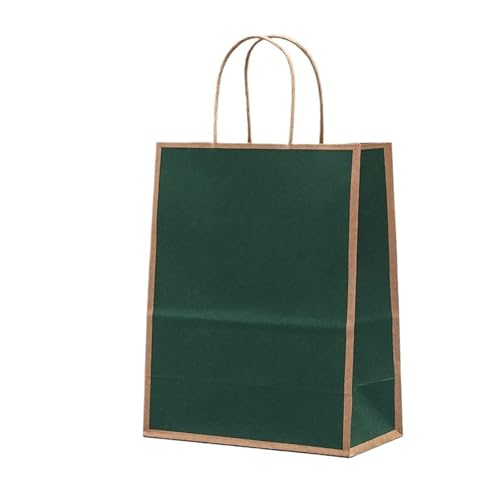 Sac en papier avec poignée Kraft pour transport thé au lait et viennoiseries