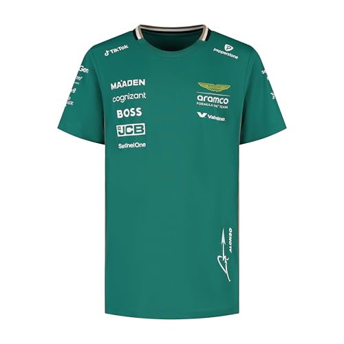 Aston Martin F1 2025 Camiseta del Equipo Kids Alonso Verde - Talla: 116