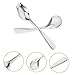 SOESFOUFU 1 Set Elderly Tableware Elderly Aid Utensils Disabled Handicapped Fork Spoon Handicap Spoon Patients Angled Spoon Weighted Silverware Child Adaptive Stainless Steel Cutlery Rack