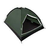 XL 1-Person Camping Dome Tent, Lightweight Waterproof Backpacking Camping Dome Tent with Weather-Resistant Rainfly & Carry Bag, Compact Outdoor Shelter for Hiking, Fishing