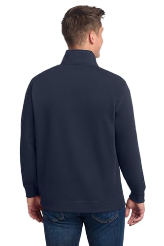 SPORT-TEK Men's 1/4 Zip Sweatshirt XL True Navy : Amazon.in: Fashion
