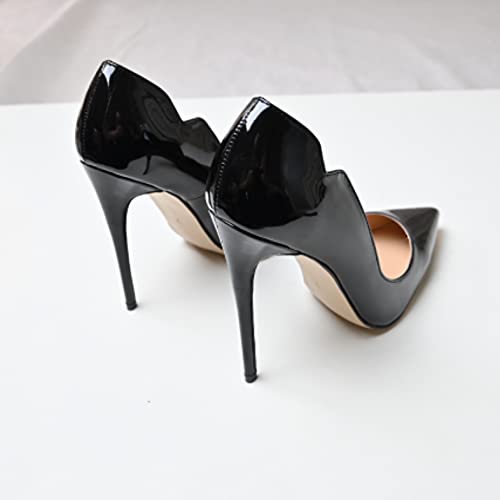 Fsj Women Classic Pointed Toe High Heels Sexy Stiletto Pumps Office Lady Dress Shoes Size 11 Black #TOP4