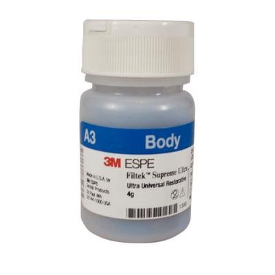 3M ESPE Filtek Supreme Ultra Universal Restorative, 6029A3B, cuerpo A3, cápsulas de 0.01 oz, paquete de 20