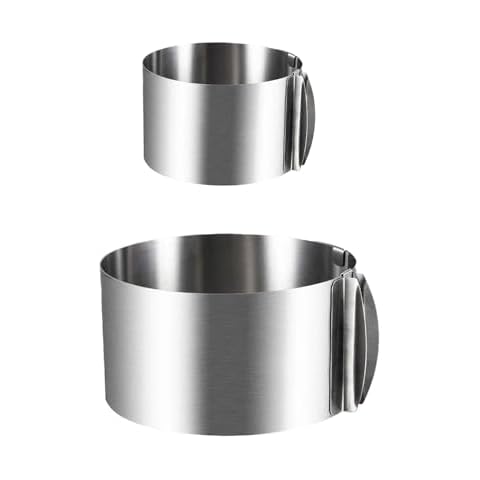 2 Pcs Adjustable Round Cake Cutter Cover