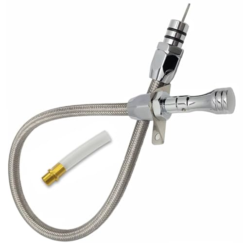 Stainless Flexible Dipstick for GM Chevy TH400 TH350 Turbo Transmission SBC BBC Firewall Mounted