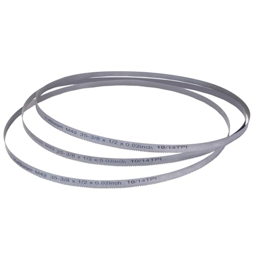 YullSorom 35-3/8-inch Bandsaw Blades 10/14 TPI Replacement for Milwaukee Portable Band Saw Blades 3-Pack