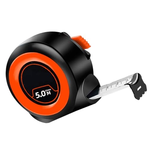 Cinta métrica fluorescente 5M resistente ABS miniatura 1