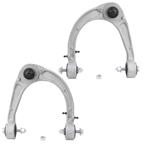 Image of Detroit Axle - AWD 8pc Front End Suspension Kit for 2008-2014 Cadillac CTS, 4 Upper Lower Control Arms with Ball Joints 2 Outer Tie Rods 2 Sway Bars 2009 2010 2011 2012 2013 Replacement