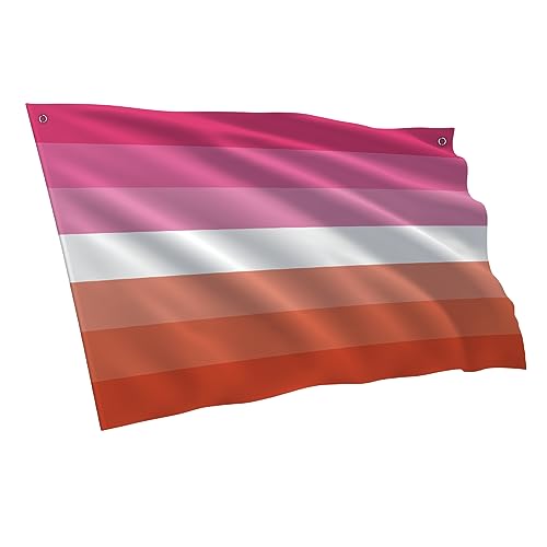Bandeira 70x100cm Orgulho Lgbtqi+ Lesbian Pride Lesbica