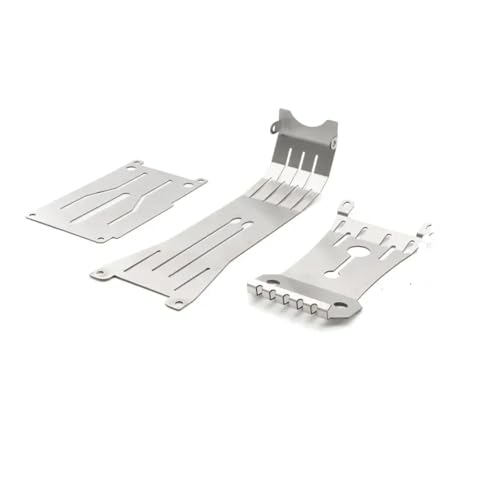 Compatible with Tamiya for Hotshot II 2024 58737 1/10 RC Car Upgrade Parts Accessories Steel for Chassis Armor Skid Plate Axle Protector for RC Car Accessories