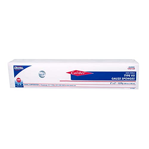 Dukal Gauze Sponge, Type VII, Non-Sterile, 12-Ply Premium, 2" x 2" (Pack of 8000) miniatura 2