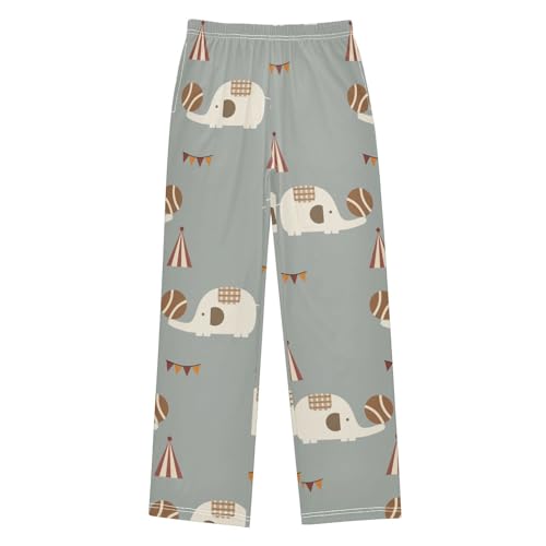 Elephant Play Boys Pants Boys Athletic Pants Long Pant for Boywith Pockets Wide-Leg Size 6-14Y