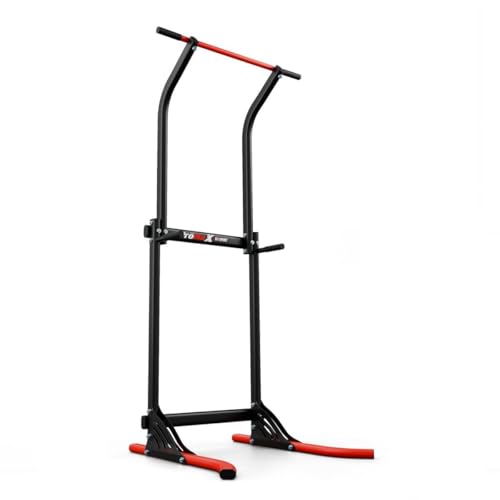 K-Sport: Power Tower Attrezzatura per il fitness, barra per trazioni autoportante, torre multifunzione fino a 150 kg, tute per il fitness, Power Rack per la casa, allenamento della forza per la casa