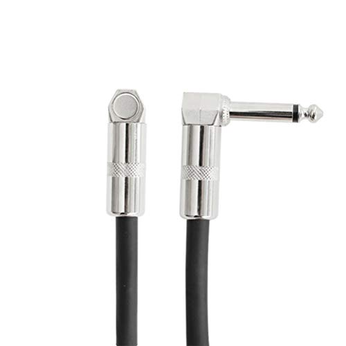 EXCEART Guitarra Patch Cable Cabo de Áudio Instrumento Instrumento Musical Acessório- 15 Centímetros