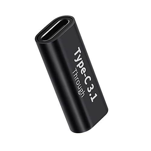 USB Type C 変換 アダプタ (1個) メス to メス USB C 中継アダプタ 5A 急速充電＋10Gbps 高速データ転送 タイプC 延長コネクタMac Book Pro、Sam sung Galaxy S8、Nexus 6P 5X、L G G5 V20、Goo gle PixelなどのType Cデバイスに対応