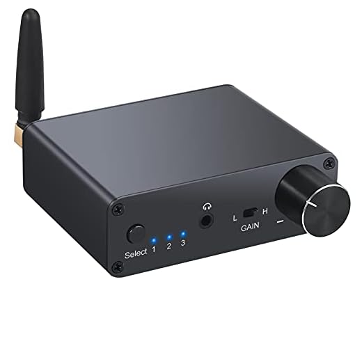 LiNKFOR 192kHz Digital to Analog Converter Bluetooth 5.0 Receiver DAC with Headphone Amplifier Support aptX & Low Latency Bluetooth 5.0 Digital SPDIF Toslink to Analog L/R 3.5mm Jack Audio Adapter