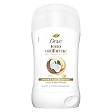 DOVE Tono Uniforme Coco Antitranspirante en Barra, desodorante para mujer que previene y reduce las manchas* en las axilas,...