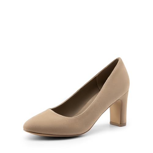 DREAM PAIRS Damen-Pumps mit geschlossener Zehenpartie,Size...