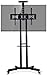 Porta tv Porta tv da pavimento, carrello porta tv con ruote e ripiano regolabile per schermo piatto a LED da 60-100 pollici, monitor TV al plasma Supporti per montaggio tv (dimensioni: da 60 "a 120"