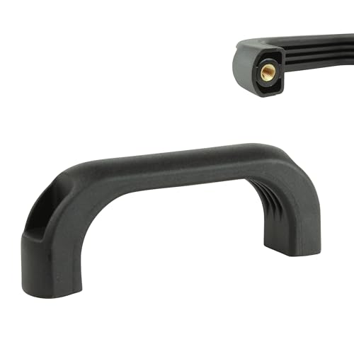 VONLIS Bügelgriff Haltegriff Kunststoff Griff Handgriff Türgriff Möbelgriff Gewinde M6 / 94 mm