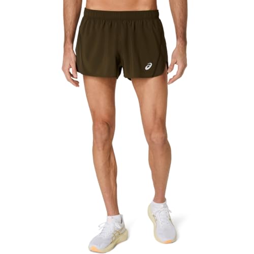 ASICS Men's Silver Split Short Running Apparel
