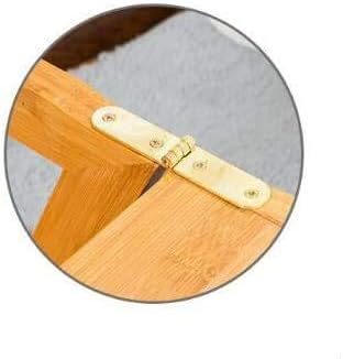 Miniatura 4 de Taburete de madera,Taburete de escalón,Taburete portátil,Renovación creativa plegable biblioteca plegable escalera silla silla uso oficina bambú