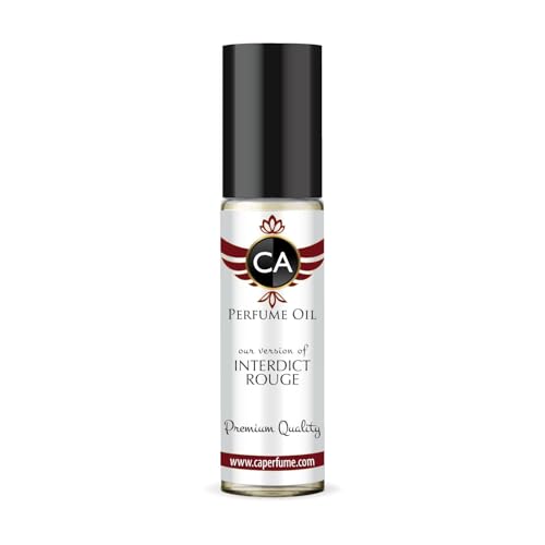 CA Perfume Impression of Interdict Rouge for Women Fragrance Oil Amber Floral Scent Long Lasting Perfumes for Women Travel Size TSA Ready Mini Parfum Body Oil Roll-on 0.33 Fl Oz 10ml
