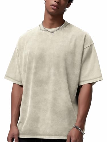 Mens T-Shirts Womens Oversized T Shirts Basic Cotton Vintage Plain Tees Short Sleeve Summer Tops Workout