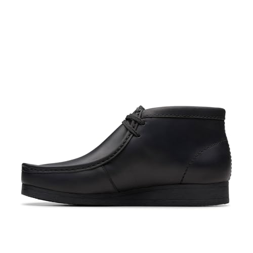 Clarks Clarks Men Wallaston Boot Black Leather 11 Medium