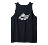 Trophäe Walkaround | Design Bayliner Trophy 2902 Walkaround  Druck auf der Rückseite Tank Top