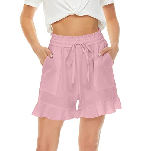 Lightweight Denim Capris Cotton Capris With Elastic Waist 6 Inch Running Shorts Womens Capri Cargo Pants Cargo Denim Shorts Womens Women's Running Shorts With Compression Liner Women's Pull On Knit #TOP5