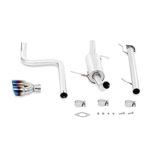 Mishimoto MMEXH-FIST-14BT Cat-Back Exhaust Compatible With Ford Fiesta ST 2014+ Burnt Tips