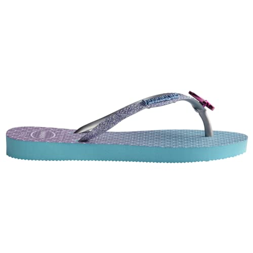 Havaianas Girl's Kids Slim Glitter Sandal Blue Flip Flop3