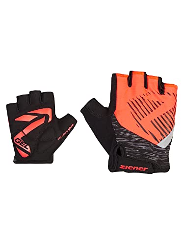 Ziener Kinder Cull Fahrrad-/Mountainbike-/Radsport-Handschuhe | Kurzfinger - atmungsaktiv/dämpfend, Signal Peach, S