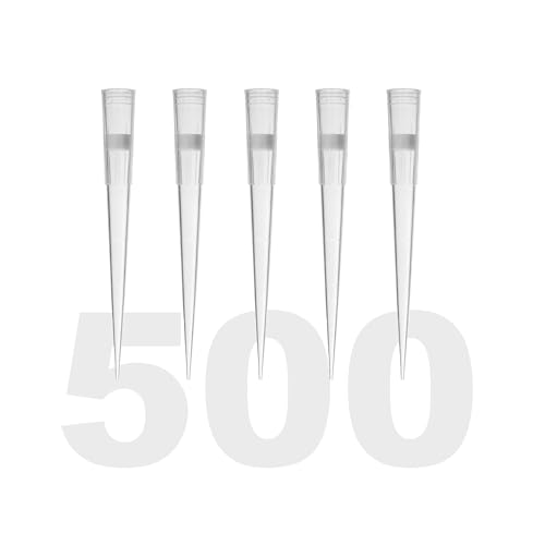 Image of Kashi Scientific 1000uL Universal Filter Pipette Tips, 1ml Sterile Bulk Clear Pipet Tips with Graduation, Low Binding, DNase RNase Free [1000ul Filter, 500pcs]