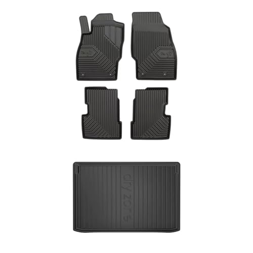 Tapis de voiture et de coffre caoutchouc Opel Corsa E 2014-2019 tapis de sol tous temps