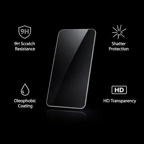 Image of Tempered Glass Screen Protector Compatible for Samsung Galaxy M17e 5G / Samsung Galaxy M17E with Edge-to-Edge Coverage and Easy Installation Kit