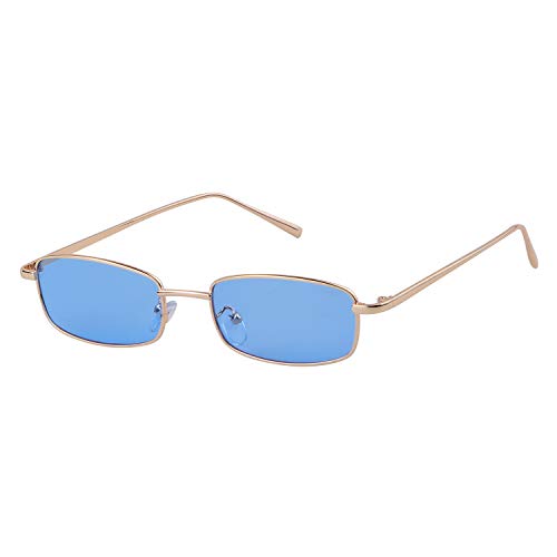 ADE WU Small Narrow Rectangle Sunglasses Womens Mens Retro Y2k 80s 90s UV400 Sunnies3