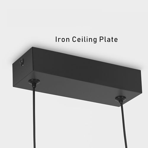 Lámpara de araña irregular con altura ajustable LED para mesa larga 6