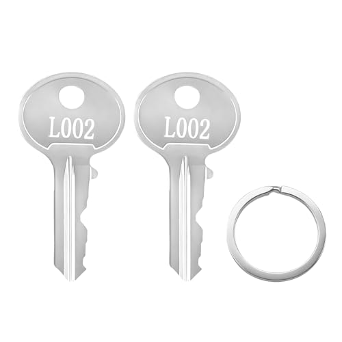 INTHVKIL File Cabinet Replacement Keys, L002 Code, for Hon, Hudson, Fire King, Chicago Cabinets, 2-Pack