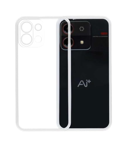 Image of COVERBLACK Flexible Rubber Case Back Cover Compatible for Ai + Nova 5G - Transparent