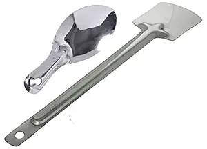 SM Dealer's Stainless Steel Turner for Dosa, Roti & Idli Spoon Combo Pack