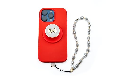 Image of PopSockets Wristlet Phone Strap, Wrist Strap for Phone, Device Holder, Cute PopSockets - Pearlescent